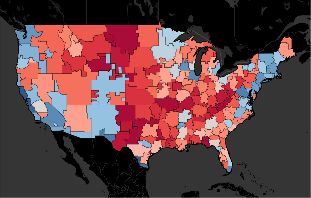 Map DMA Vote Echelon Insights